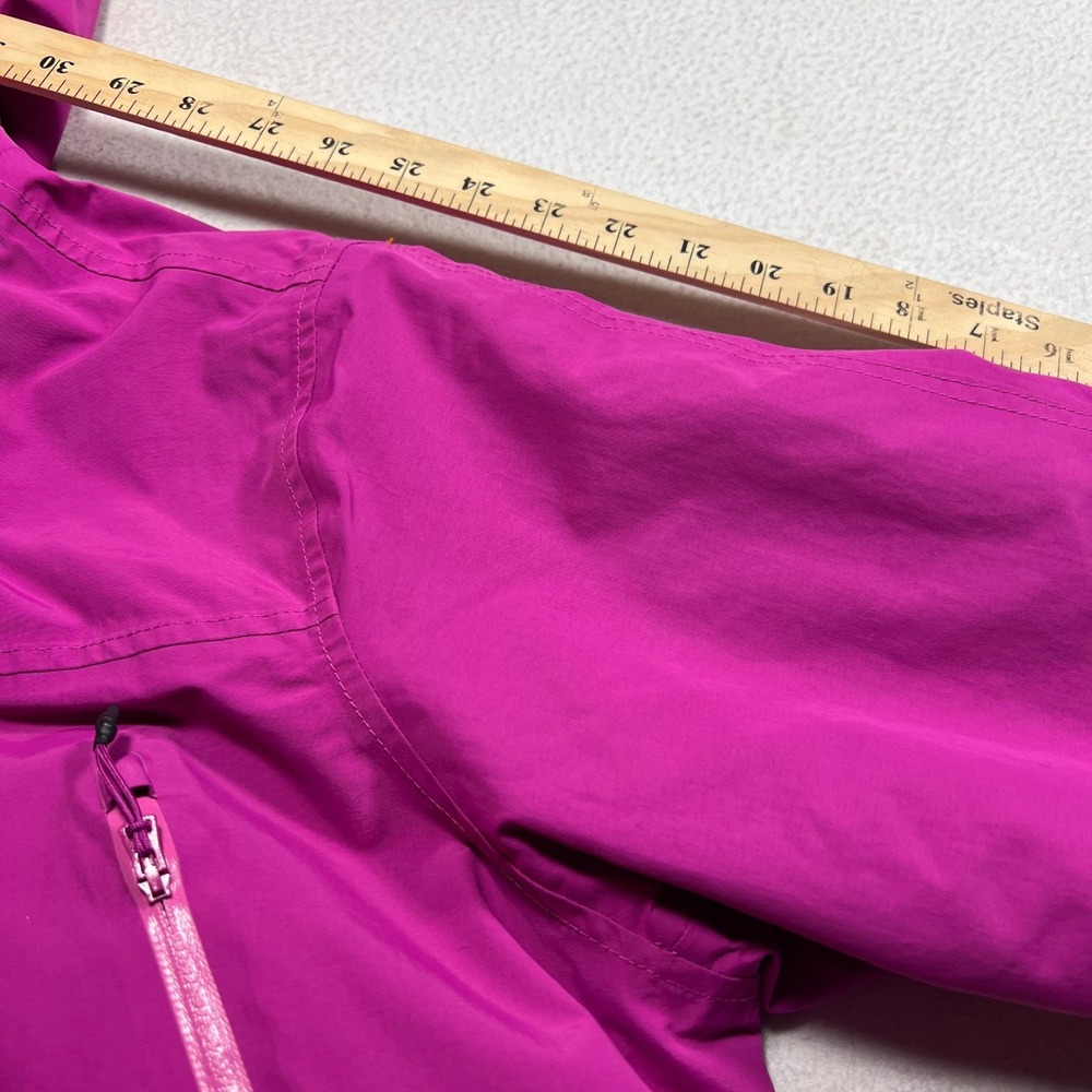 Lands End Squall Parka Jacket Womens L 14 16 Pink Waterproof Insulated Hooded - Picture 9 of 11